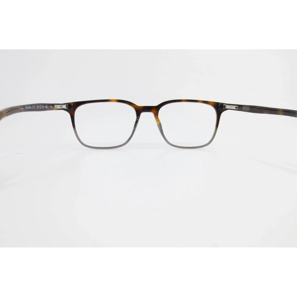 Prive Revaux The Hopper 2.0 Tortoise Shell Square Eyeglasses Frames 51-18-140 TO